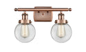 Innovations - 916-2W-AC-G202-6-LED - LED Bath Vanity - Ballston - Antique Copper