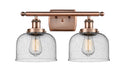 Innovations - 916-2W-AC-G74 - Two Light Bath Vanity - Ballston - Antique Copper