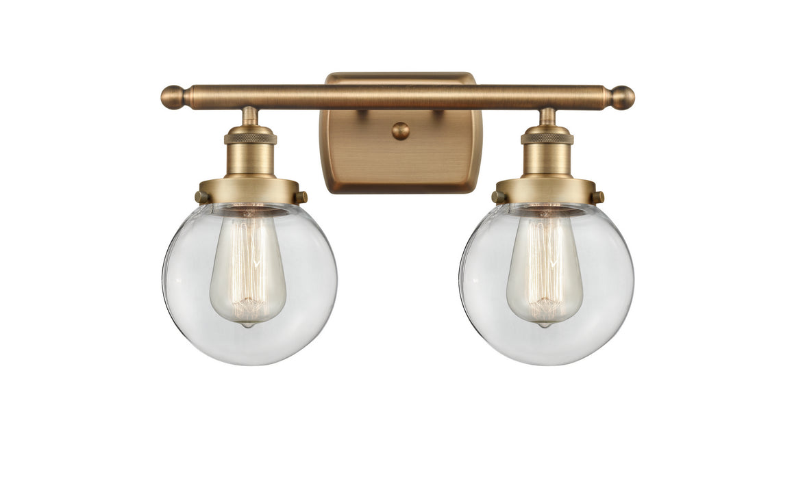Innovations - 916-2W-BB-G202-6-LED - LED Bath Vanity - Ballston - Brushed Brass