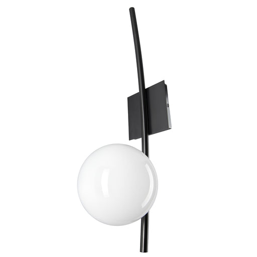 Norwell Lighting - 9681-ADB-OP - One Light Wall Sconce - Perch Sconce - Acid Dipped Black