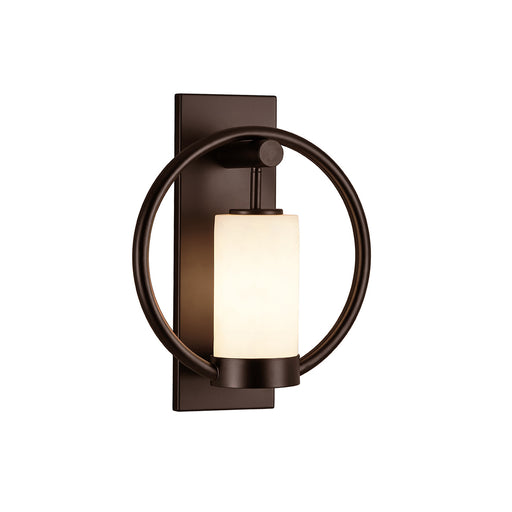 Justice Designs - CLD-7732W-DBRZ - One Light Outdoor Wall Sconce - Clouds™ - Dark Bronze