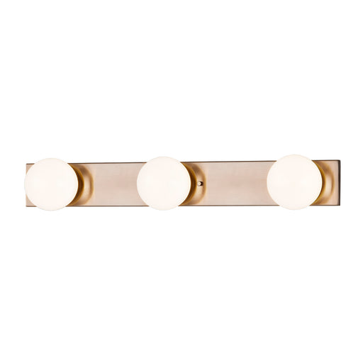 Justice Designs - FSN-4043-CLOP-BRSS - LED Bath Bar - Fusion™ - Brushed Brass