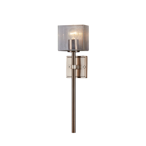 Justice Designs - FSN-4391-SEED-BRSS - One Light Wall Sconce - Fusion™ - Brushed Brass