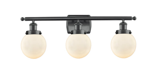 Innovations - 916-3W-BK-G201-6-LED - LED Bath Vanity - Ballston - Matte Black