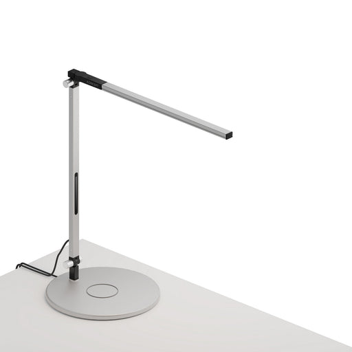 Koncept - AR1100-CD-SIL-QCB - LED Desk Lamp - Z-Bar - Silver
