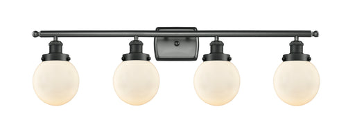 Innovations - 916-4W-BK-G201-6-LED - LED Bath Vanity - Ballston - Matte Black