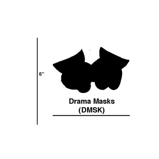 ELK Home - DMSK/S6 - Drama Masks Cookie Cutters (Set Of 6) - Copper