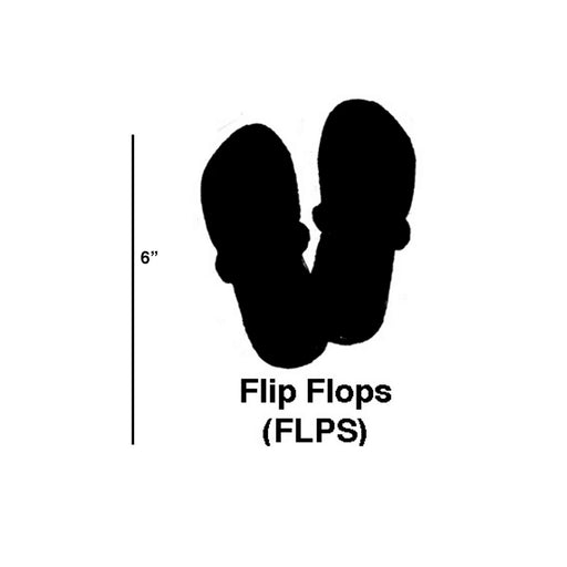 ELK Home - FLPS/S6 - Flip Flops Cookie Cutters (Set Of 6) - Copper