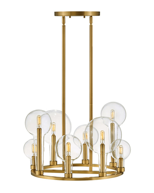 Hinkley - 30526LCB - Eight Light Chandelier - Alchemy - Lacquered Brass