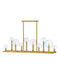 Hinkley - 30528LCB - Ten Light Linear Chandelier - Alchemy - Lacquered Brass