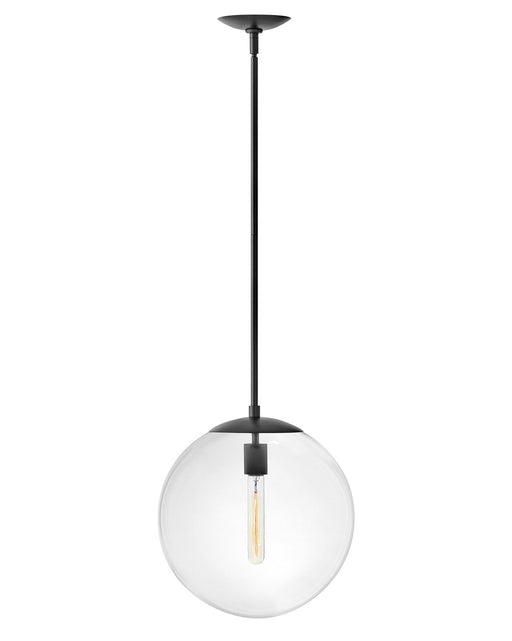 Hinkley - 3744BK - One Light Pendant - Warby - Black