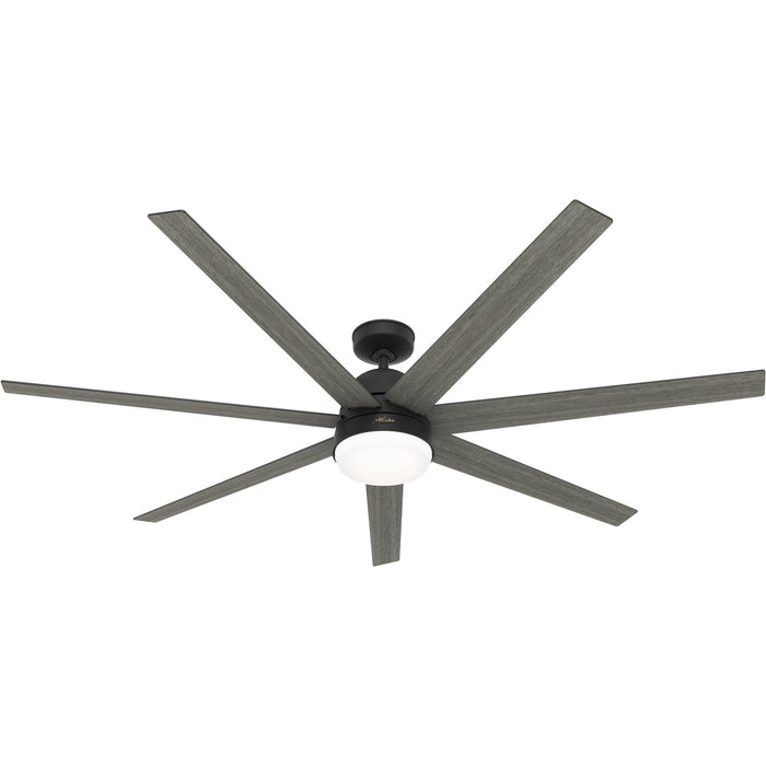 Hunter 70" Phenomenon Ceiling Fan with LED Light Kit and Wall Control