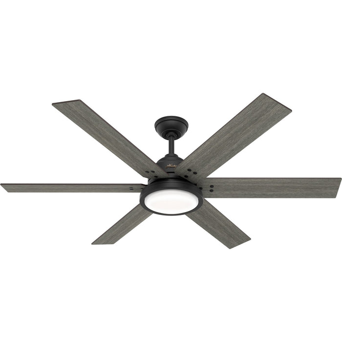 Hunter 60" Warrant Ceiling Fan with LED Light Kit and Wall Control