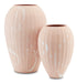 Currey and Company - 1200-0458 - Vase Set of 2 - Blush/White