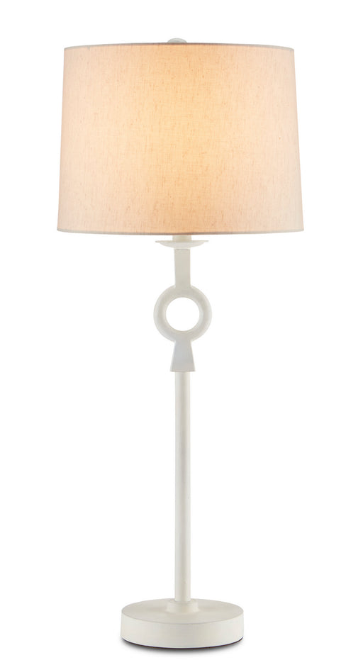Currey and Company - 6000-0696 - One Light Table Lamp - White