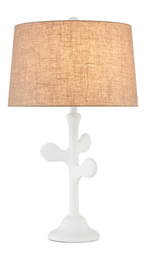 Currey and Company - 6000-0714 - One Light Table Lamp - White Gesso