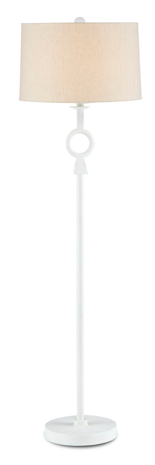 Currey and Company - 8000-0092 - One Light Floor Lamp - White