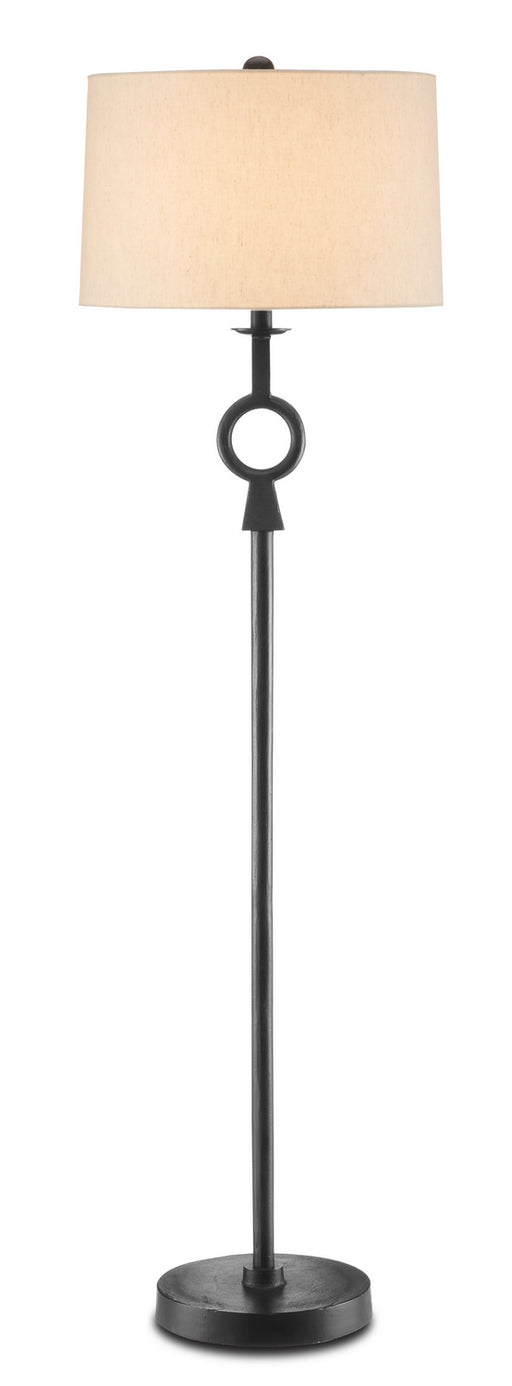 Currey and Company - 8000-0093 - One Light Floor Lamp - Black
