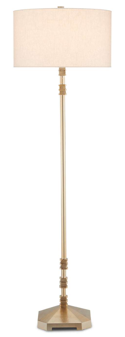 Currey and Company - 8000-0098 - One Light Floor Lamp - Shiny Gold
