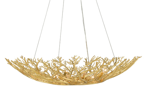 Currey and Company - 9000-0780 - Eight Light Chandelier - Gold Gilt