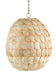 Currey and Company - 9000-0784 - Three Light Pendant - Coco Cream