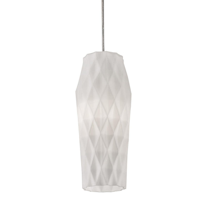 AFX Lighting - CNDP05MBWH - One Light Pendant - Candice - Satin Nickel