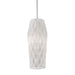 AFX Lighting - CNDP05MBWH - One Light Pendant - Candice - Satin Nickel