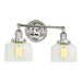 JVI Designs - 1252-15 S4 - Two Light Vanity - Soho - Polished Nickel