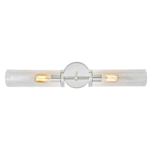 JVI Designs - 1278-15 - Two Light Vanity - Alford - Polished Nickel