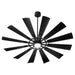 Quorum - 46012-59 - 60``Patio Fan - Cirque - Matte Black