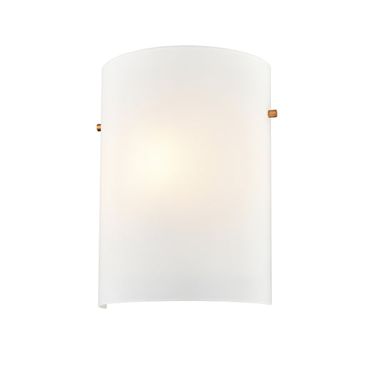 DVI Lighting - DVP45501MF+MW-OP - One Light Wall Sconce - Gander - Multiple Finishes/Matte White w/ Half Opal Glass