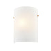 DVI Lighting - DVP45501MF+MW-OP - One Light Wall Sconce - Gander - Multiple Finishes/Matte White w/ Half Opal Glass
