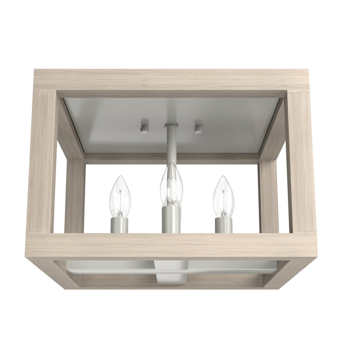 Hunter Squire Manor Four Light Flush Mount