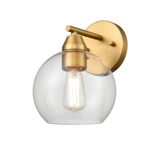 DVI Lighting - DVP34701BR-CL - One Light Wall Sconce - Andromeda - Brass w/ Clear Glass