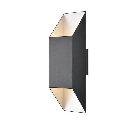 DVI Lighting - DVP43061SS+BK - Two Light Outdoor Wall Sconce - Brecon Outdoor - Stainless Steel/Black