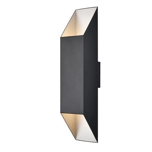 DVI Lighting - DVP43062SS+BK - Two Light Outdoor Wall Sconce - Brecon Outdoor - Stainless Steel/Black