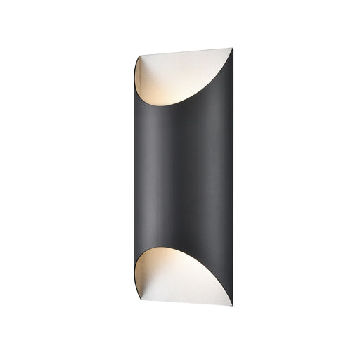 DVI Lighting - DVP43091SS+BK - Two Light Outdoor Wall Sconce - Brecon Outdoor - Stainless Steel/Black