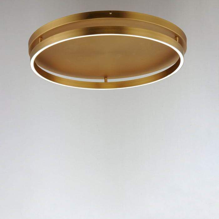 ET2 - E22720-GLD - LED Flush Mount - Groove - Gold