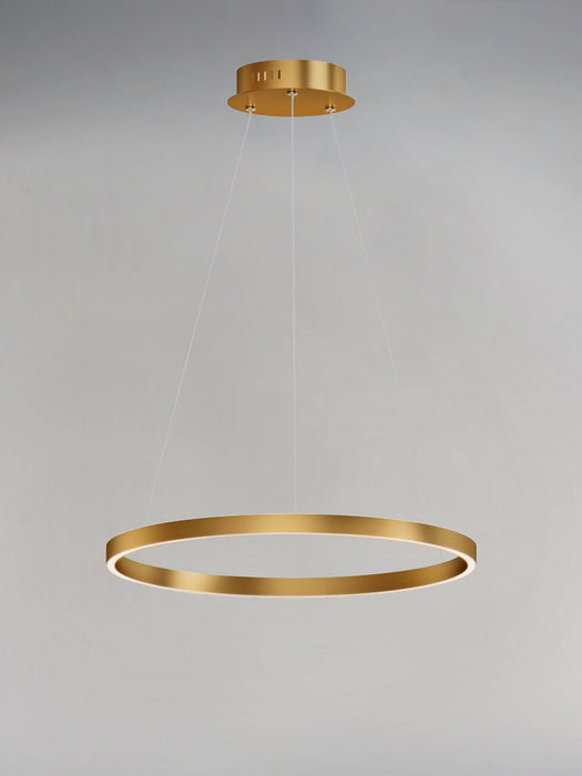ET2 - E22724-GLD - LED Pendant - Groove - Gold