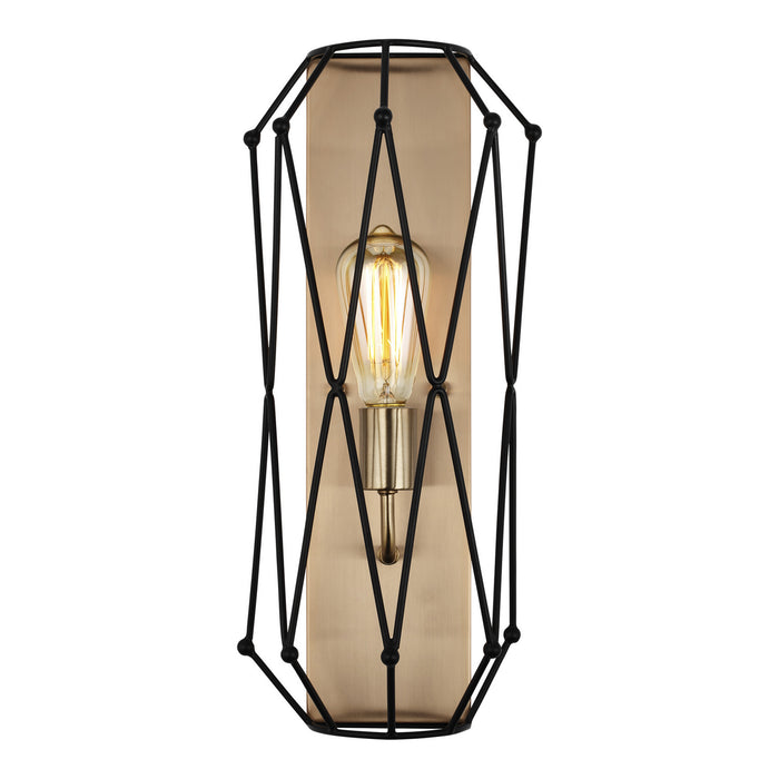 Generation Lighting - 4134101-848 - One Light Wall / Bath Sconce - Zarra - Satin Brass