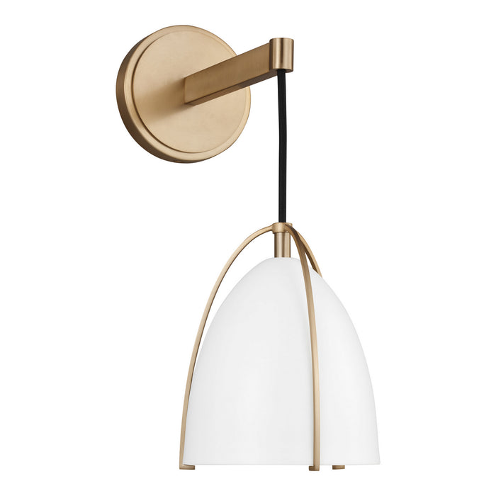 Generation Lighting - 4151801-848 - One Light Wall / Bath Sconce - Norman - Satin Brass
