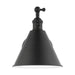 Generation Lighting - 4198101-112 - One Light Wall Sconce - Salem - Midnight Black