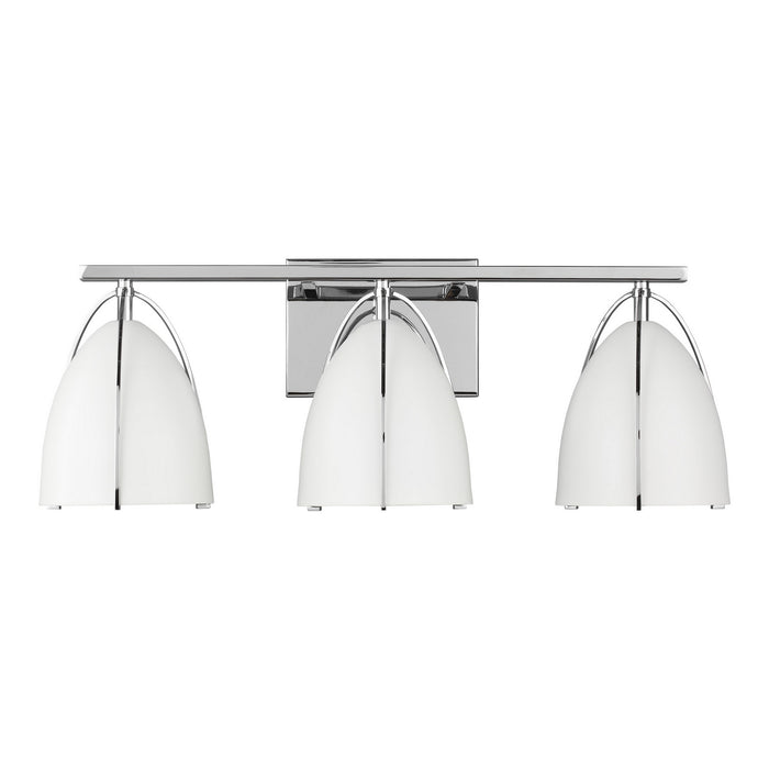 Generation Lighting - 4451803-05 - Three Light Wall / Bath - Norman - Chrome