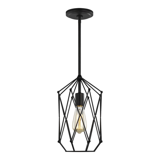 Generation Lighting - 5134101-112 - One Light Lantern - Zarra - Midnight Black