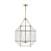 Generation Lighting - 5279404-848 - Four Light Lantern - MORRISON - Satin Brass