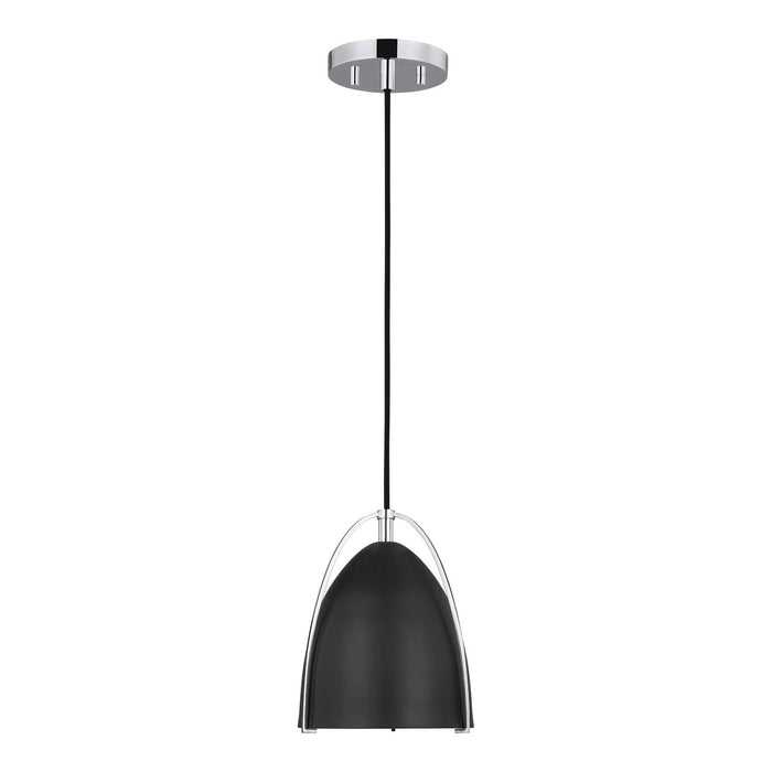 Generation Lighting - 6151701EN3-05 - One Light Mini-Pendant - Norman - Chrome