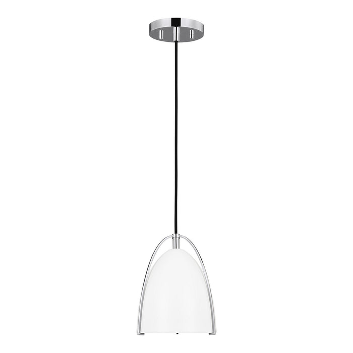 Generation Lighting - 6151801-05 - One Light Mini-Pendant - Norman - Chrome