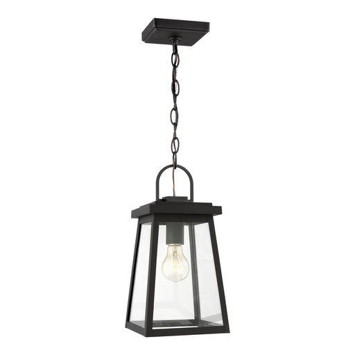 Generation Lighting - 6248401-12 - One Light Outdoor Pendant - Founders - Black