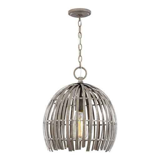 Generation Lighting - 6522701-872 - One Light Pendant - Hanalei - Washed Pine