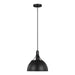 Generation Lighting - 6524201-112 - One Light Pendant - Rockland - Midnight Black